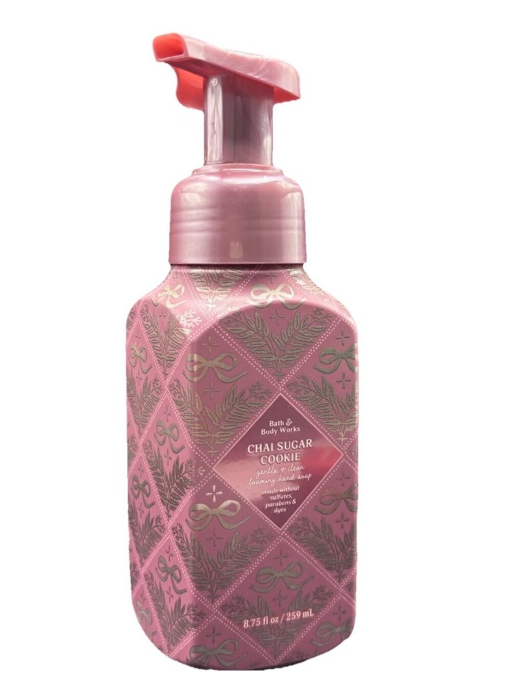 Bath & Body Works Chai Sugar Cookie Gentle Foaming Hand Soap 8.75 oz Christmas